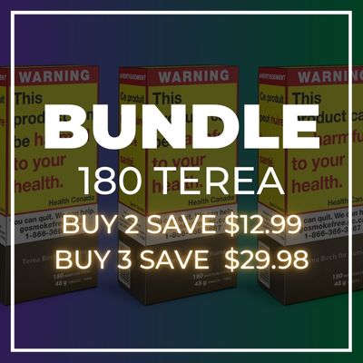 Bundle discount for 180 pack TEREA