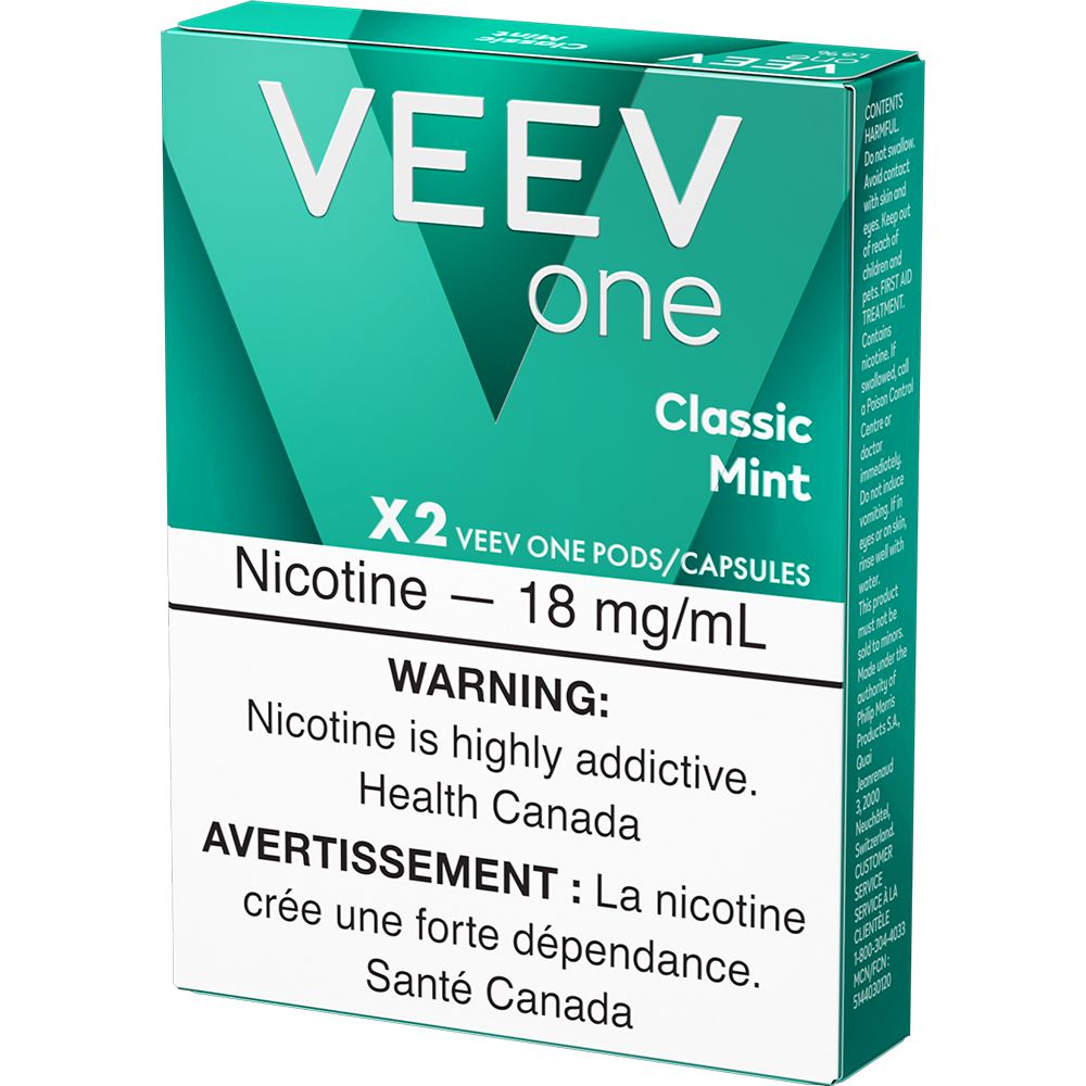 [Vape Pods] VEEV One Pod - Classic Mint (2pk)