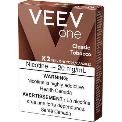 [Vape Pods] VEEV One Pod - Classic Tobacco (2pk) Vape Pods