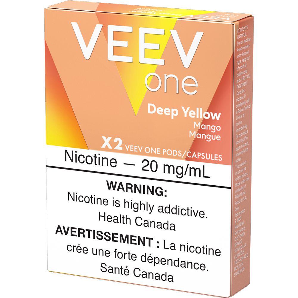 [Vape Pods] VEEV One Pod - Deep Yellow (2pk)