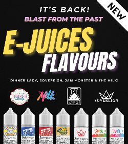 New e-liquid promotional banner