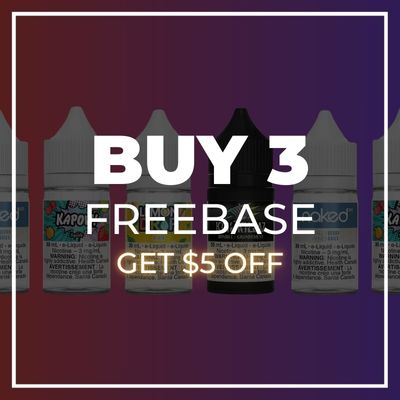 Bundle price for freebase e-liquid