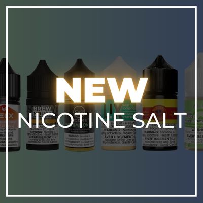 Section for new nicotine salt e-liquid