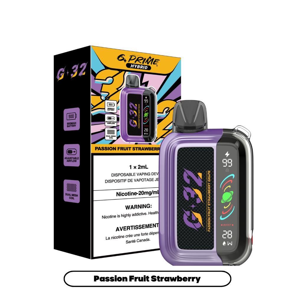 [Disposables] G Prime Hybrid - Passion Fruit Strawberry Grape-Disposable Pod Systems-G Prime Hybrid-20mg-Lucky 8 Vapes