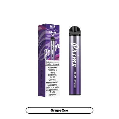 [Disposables] Hi5 Prime - Grape Ice Disposable Pod Systems