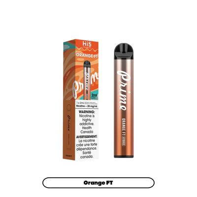 [Disposables] Hi5 Prime - Orange FT Disposable Pod Systems