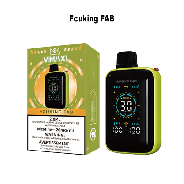 [Disposables] Maskking VIMAXI - Fcuking FAB-Disposable Pod Systems-Maskking VIMAXI-20mg (Bold)-Lucky 8 Vapes