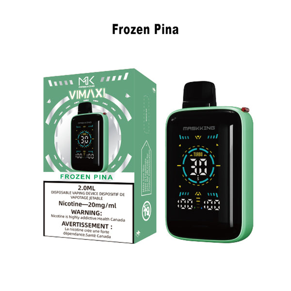 [Disposables] Maskking VIMAXI - Frozen Pina-Disposable Pod Systems-Maskking VIMAXI-20mg (Bold)-Lucky 8 Vapes