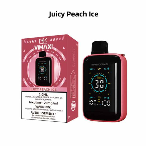 [Disposables] Maskking VIMAXI - Juicy Peach Ice-Disposable Pod Systems-Maskking VIMAXI-20mg (Bold)-Lucky 8 Vapes