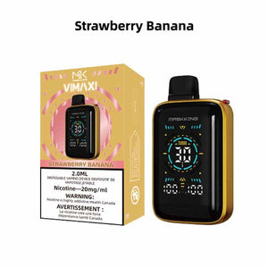 [Disposables] Maskking VIMAXI - Strawberry Banana Disposable Pod Systems