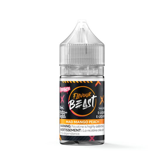 [Freebase] Flavour Beast - Mad Mango Peach 30mL-Freebase E-Juice-Flavour Beast Freebase-03mg-Lucky 8 Vapes