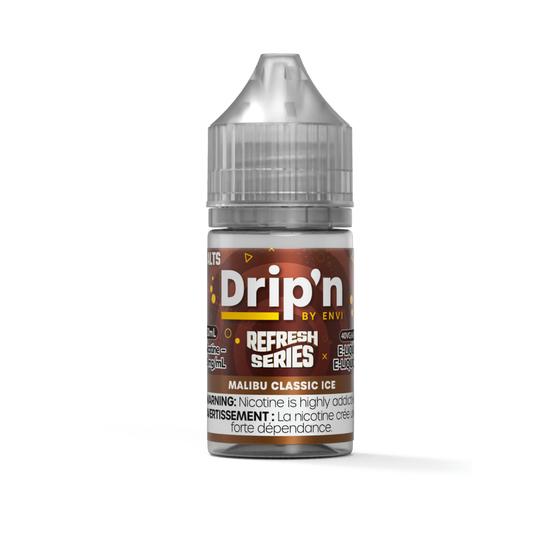 [Nic Salt] Drip'n by Envi Refresh Salt - Malibu Classic Ice 30mL-Nic Salt E-Juice-Drip'n by Envi Refresh Salt-20mg-Lucky 8 Vapes