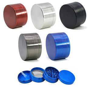 Aluminum 4-Piece Grinder 52mm x 34mm Hand Grinders