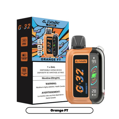 [Disposables] G Prime Hybrid G32 - Orange FT Disposable Pod Systems