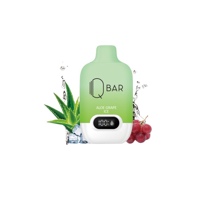 [Disposables] QBAR - Aloe Grape Ice Disposable Pod Systems Vancouver Toronto Calgary Richmond Montreal Kingsway Winnipeg Quebec Coquitlam Canada Canadian Vapes Shop Free Shipping E-Juice Mods Nic Salt