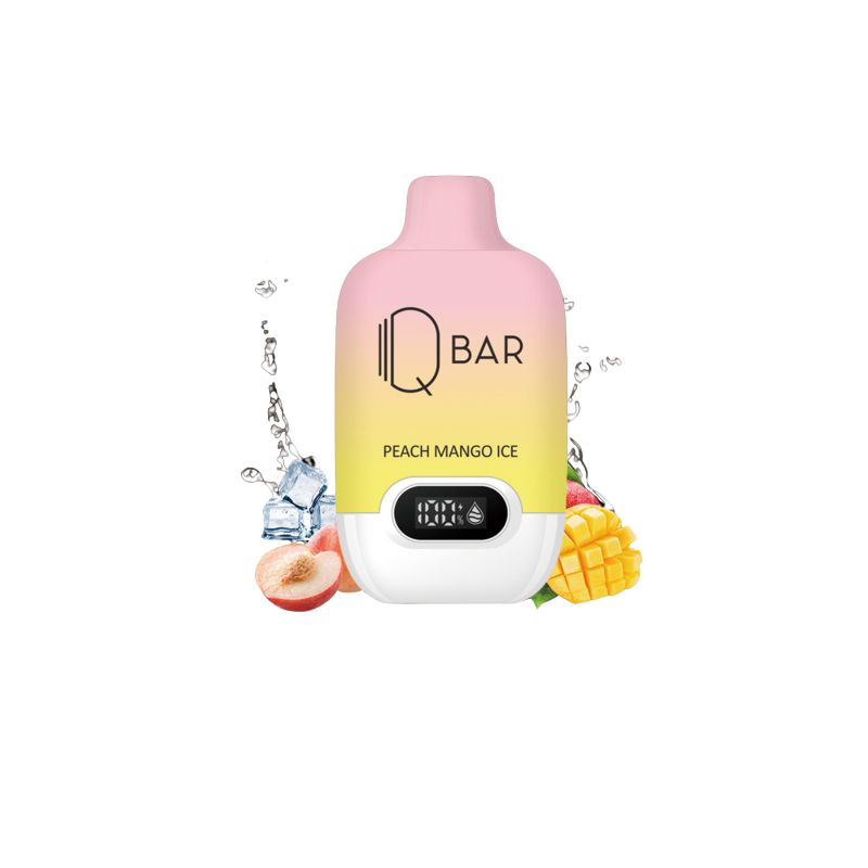 [Disposables] QBAR - Peach Mango Ice Disposable Pod Systems Vancouver Toronto Calgary Richmond Montreal Kingsway Winnipeg Quebec Coquitlam Canada Canadian Vapes Shop Free Shipping E-Juice Mods Nic Salt