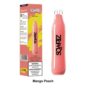 [Disposables] SQWRTZ - Mango Peach Disposable Pod Systems