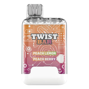 [Disposables] Twist Bar - Peach Lemon + Peach Berry Disposable Pod Systems