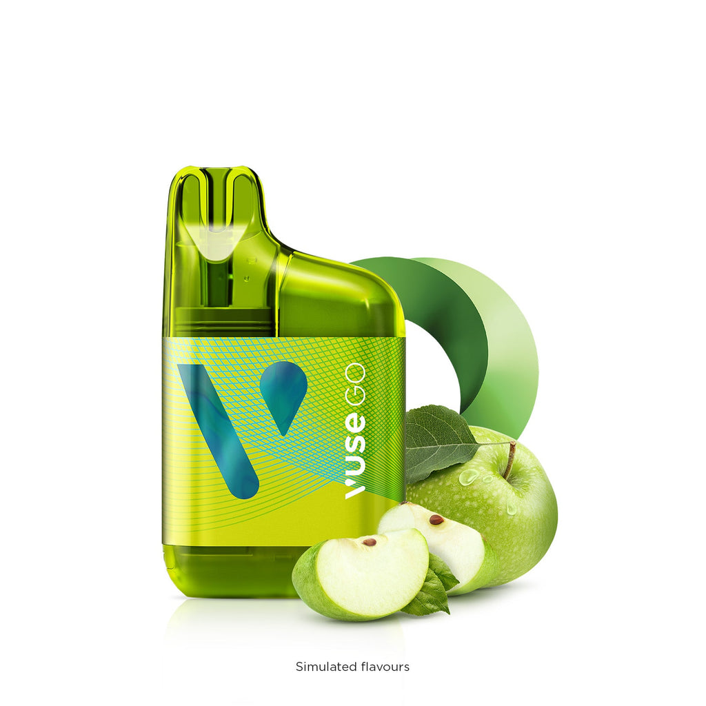 [Disposables] VUSE GO 1000 - Apple Sour Disposable Pod Systems Vancouver Toronto Calgary Richmond Montreal Kingsway Winnipeg Quebec Coquitlam Canada Canadian Vapes Shop Free Shipping E-Juice Mods Nic Salt