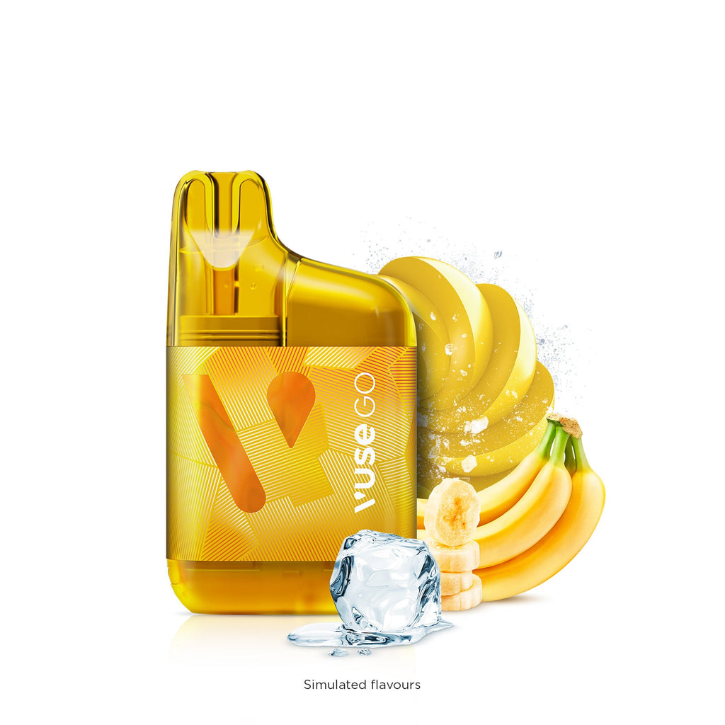 [Disposables] VUSE GO 1000 - Banana Ice Disposable Pod Systems Vancouver Toronto Calgary Richmond Montreal Kingsway Winnipeg Quebec Coquitlam Canada Canadian Vapes Shop Free Shipping E-Juice Mods Nic Salt