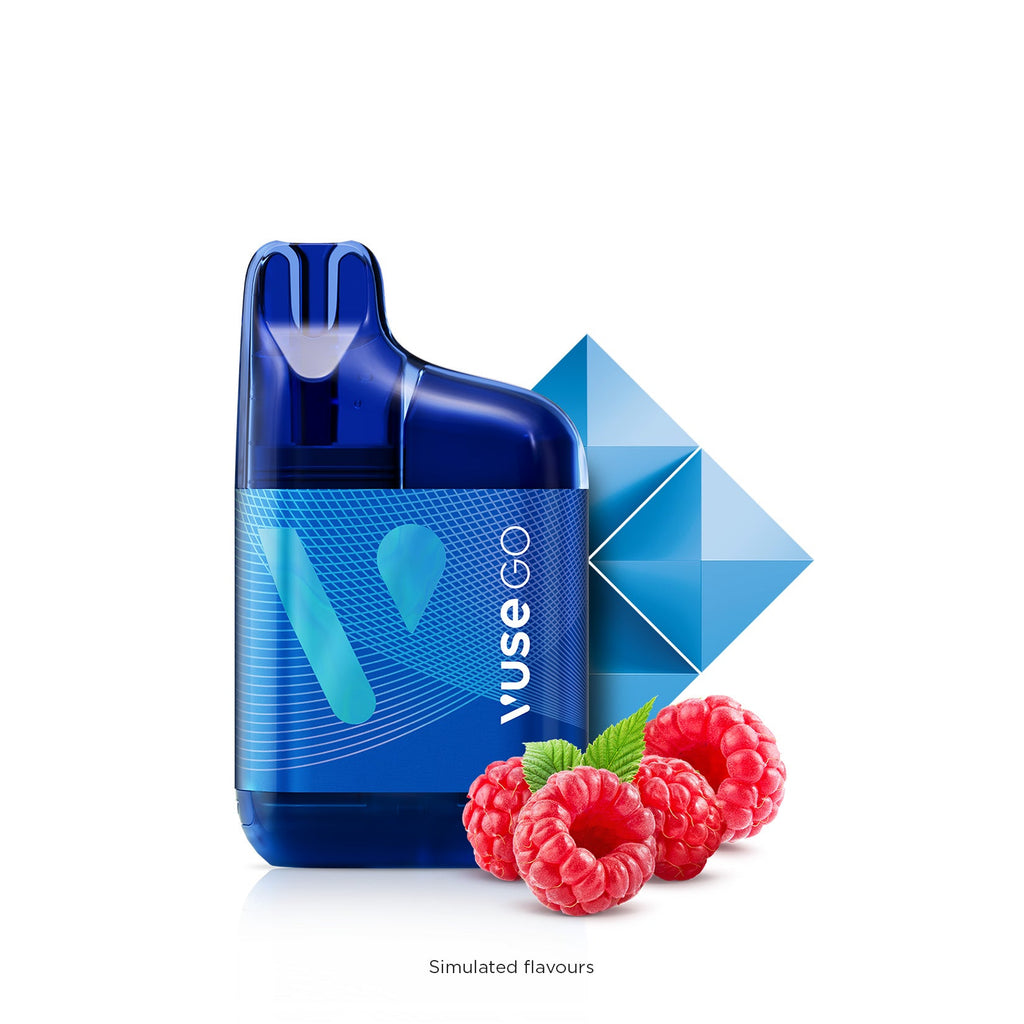 [Disposables] VUSE GO 1000 - Blue Raspberry Disposable Pod Systems Vancouver Toronto Calgary Richmond Montreal Kingsway Winnipeg Quebec Coquitlam Canada Canadian Vapes Shop Free Shipping E-Juice Mods Nic Salt