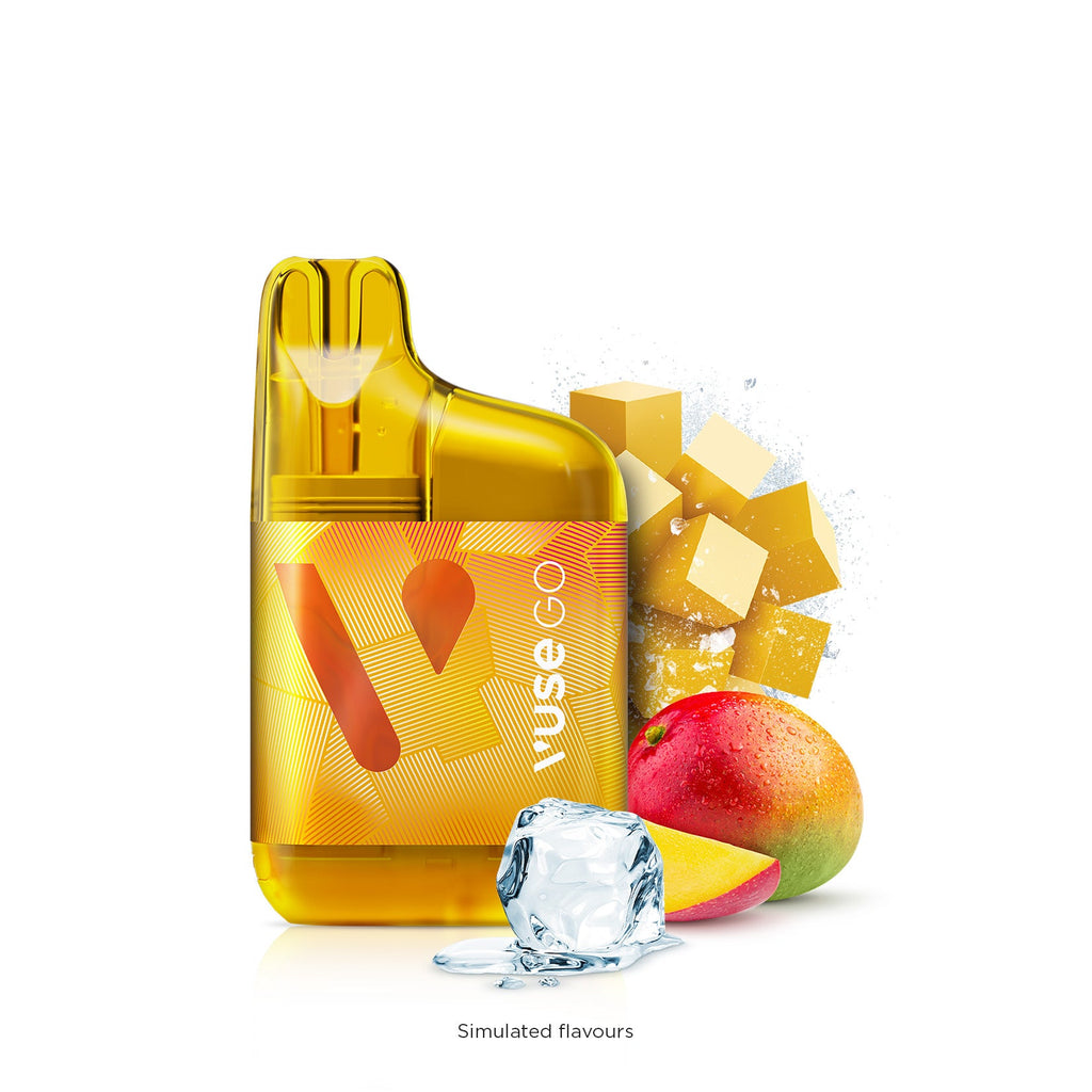 [Disposables] VUSE GO 1000 - Mango Ice Disposable Pod Systems Vancouver Toronto Calgary Richmond Montreal Kingsway Winnipeg Quebec Coquitlam Canada Canadian Vapes Shop Free Shipping E-Juice Mods Nic Salt