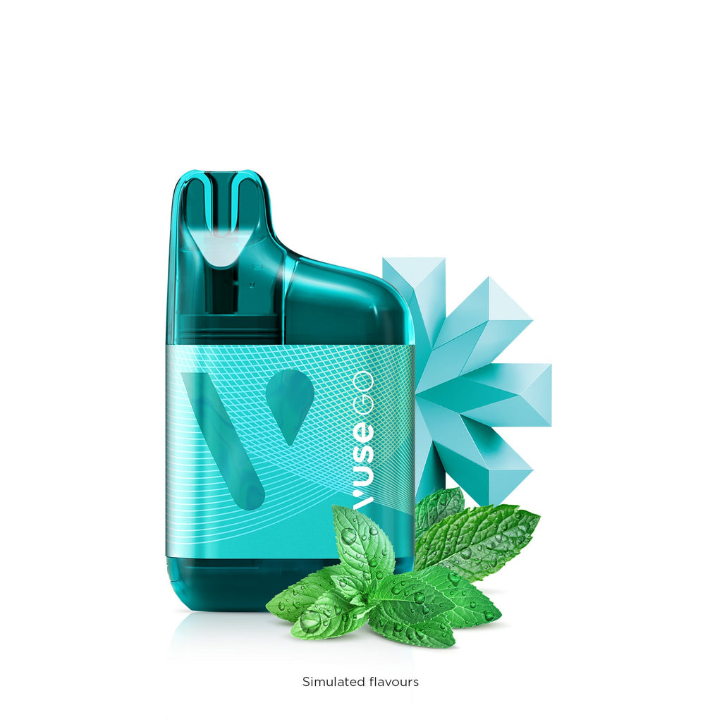 [Disposables] VUSE GO 1000 - Polar Mint Disposable Pod Systems Vancouver Toronto Calgary Richmond Montreal Kingsway Winnipeg Quebec Coquitlam Canada Canadian Vapes Shop Free Shipping E-Juice Mods Nic Salt