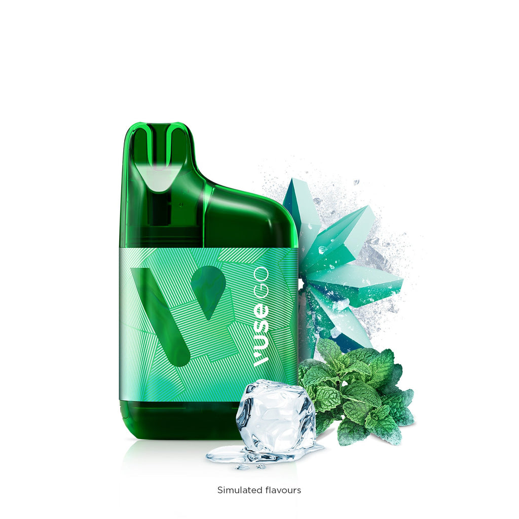 [Disposables] VUSE GO 1000 - Spearmint Ice Disposable Pod Systems Vancouver Toronto Calgary Richmond Montreal Kingsway Winnipeg Quebec Coquitlam Canada Canadian Vapes Shop Free Shipping E-Juice Mods Nic Salt