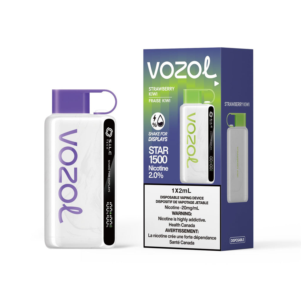 [Disposables] Vozol - Strawberry Kiwi Disposable Pod Systems Vancouver Toronto Calgary Richmond Montreal Kingsway Winnipeg Quebec Coquitlam Canada Canadian Vapes Shop Free Shipping E-Juice Mods Nic Salt