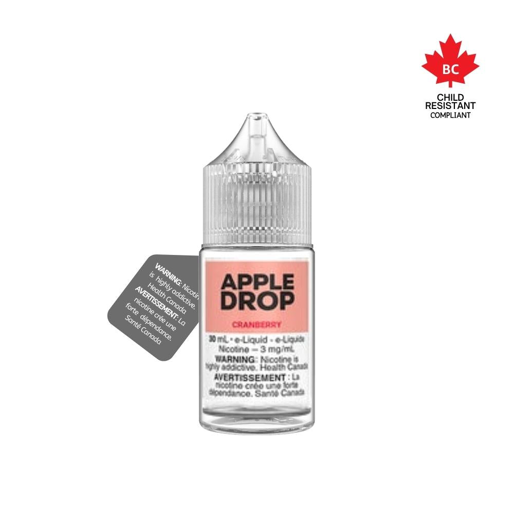 [Freebase] Apple Drop - Cranberry 30ml Freebase E-Juice Vancouver Toronto Calgary Richmond Montreal Kingsway Winnipeg Quebec Coquitlam Canada Canadian Vapes Shop Free Shipping E-Juice Mods Nic Salt