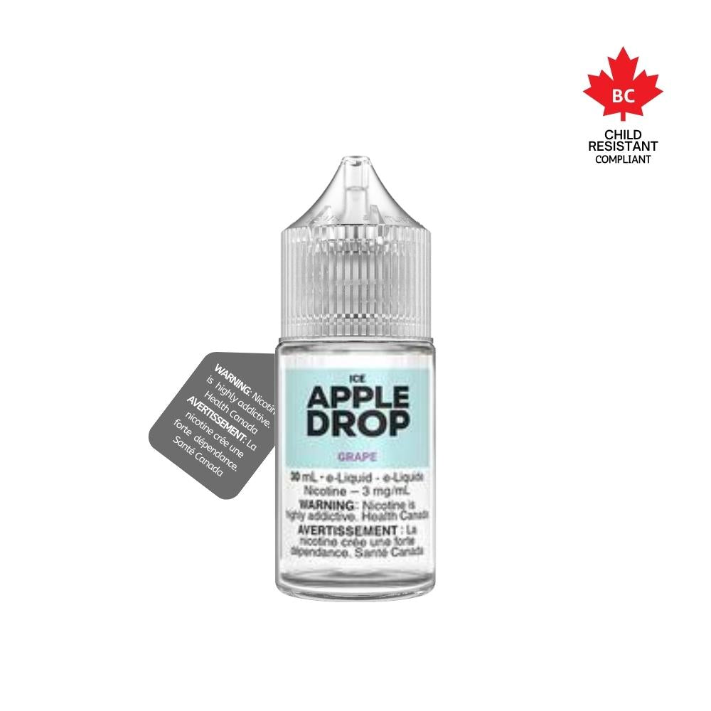 [Freebase] Apple Drop Ice - Grape 30ml Freebase E-Juice Vancouver Toronto Calgary Richmond Montreal Kingsway Winnipeg Quebec Coquitlam Canada Canadian Vapes Shop Free Shipping E-Juice Mods Nic Salt