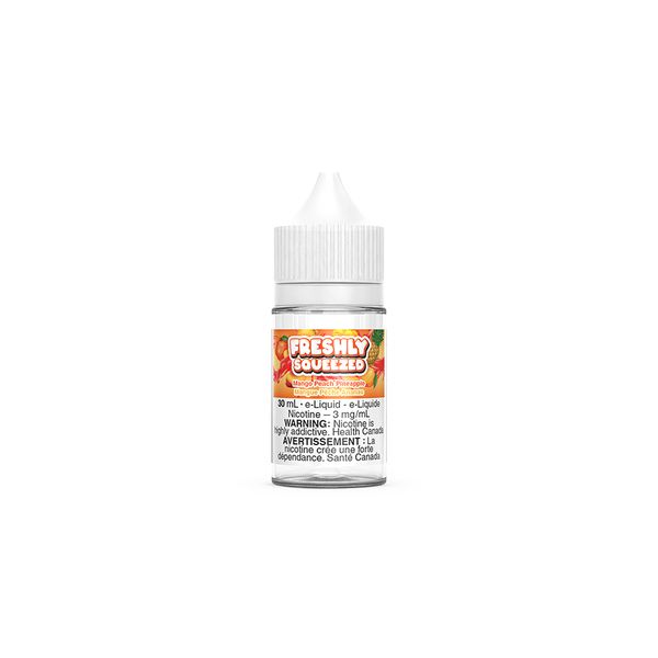 [Freebase] Freshly Squeezed - Mango Peach Pineapple 30mL Freebase E-Juice Vancouver Toronto Calgary Richmond Montreal Kingsway Winnipeg Quebec Coquitlam Canada Canadian Vapes Shop Free Shipping E-Juice Mods Nic Salt