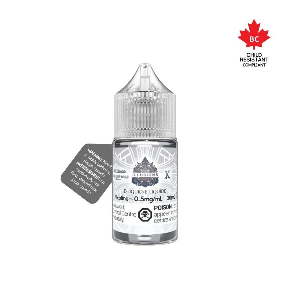 [Freebase] Illusions - Taste of Gods X 30mL Freebase E-Juice Vancouver Toronto Calgary Richmond Montreal Kingsway Winnipeg Quebec Coquitlam Canada Canadian Vapes Shop Free Shipping E-Juice Mods Nic Salt