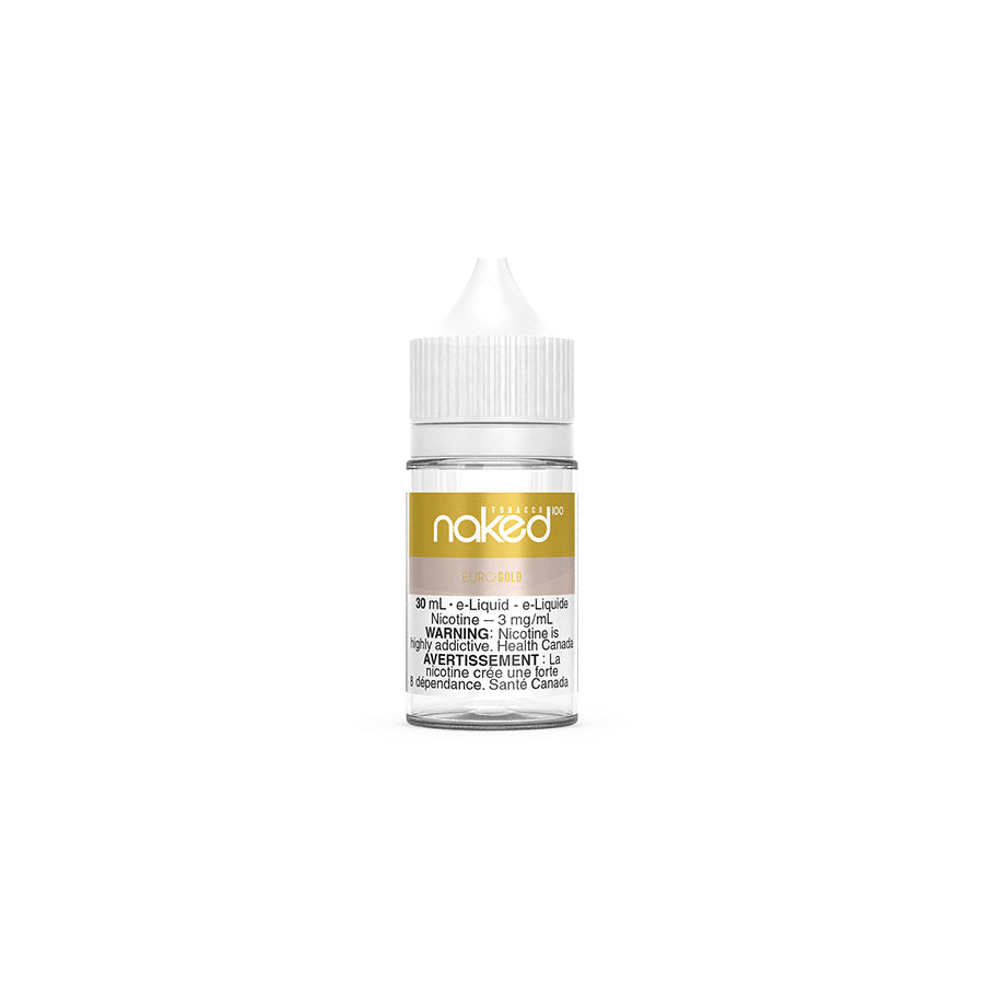 [Freebase] Naked 100 - Euro Gold 30mL Freebase E-Juice Vancouver Toronto Calgary Richmond Montreal Kingsway Winnipeg Quebec Coquitlam Canada Canadian Vapes Shop Free Shipping E-Juice Mods Nic Salt