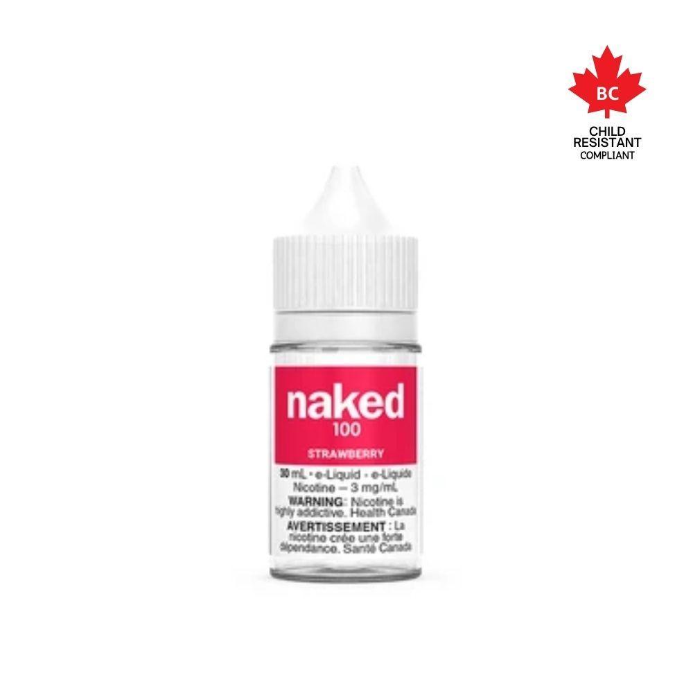 [Freebase] Naked 100 - Strawberry (Luscious Strawberry) 30mL Freebase E-Juice Vancouver Toronto Calgary Richmond Montreal Kingsway Winnipeg Quebec Coquitlam Canada Canadian Vapes Shop Free Shipping E-Juice Mods Nic Salt