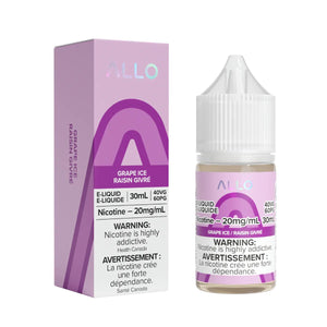 [Nic Salt] ALLO Salt - Grape Ice 30mL Nic Salt E-Juice