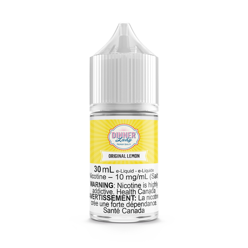 [Nic Salt] Dinner Lady Salt - Original Lemon 30ml Nic Salt E-Juice Vancouver Toronto Calgary Richmond Montreal Kingsway Winnipeg Quebec Coquitlam Canada Canadian Vapes Shop Free Shipping E-Juice Mods Nic Salt