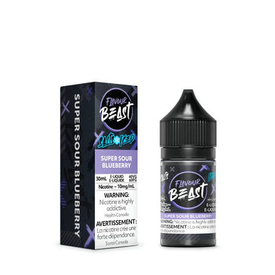 [Nic Salt] Flavour Beast - Super Sour Blueberry Iced 30mL Nic Salt E-Juice