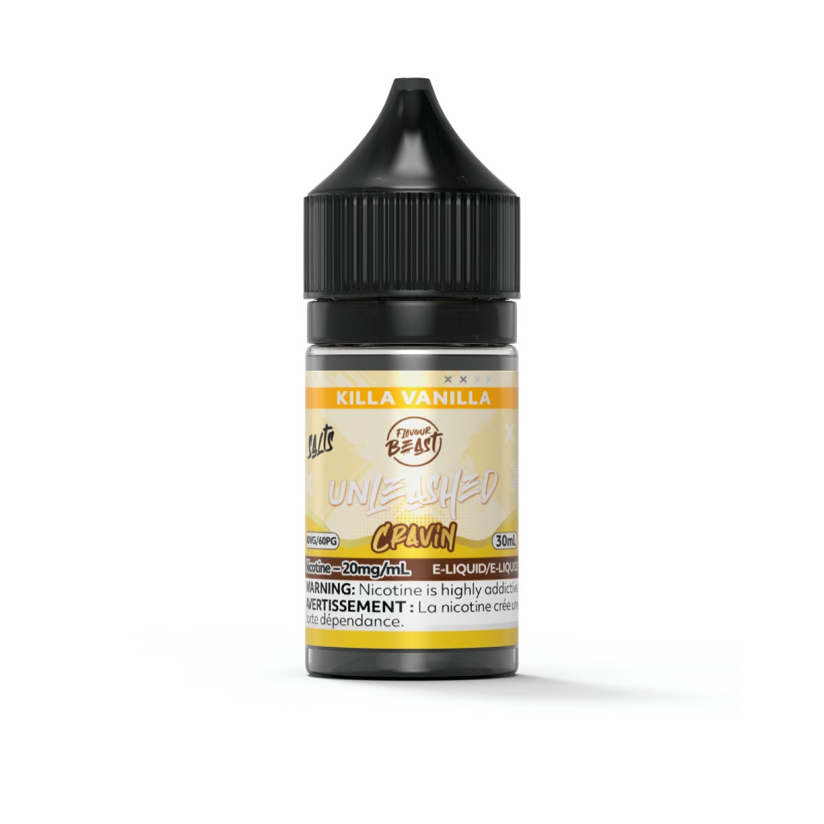 [Nic Salt] Flavour Beast Unleashed Cravin - Killa Vanilla 30ml Nic Salt E-Juice Vancouver Toronto Calgary Richmond Montreal Kingsway Winnipeg Quebec Coquitlam Canada Canadian Vapes Shop Free Shipping E-Juice Mods Nic Salt