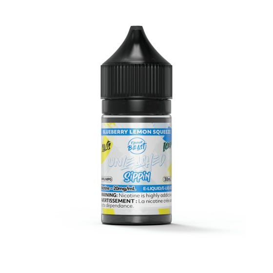 [Nic Salt] Flavour Beast Unleashed Sippin - Blueberry Lemon Squeeze 30ml Nic Salt E-Juice Vancouver Toronto Calgary Richmond Montreal Kingsway Winnipeg Quebec Coquitlam Canada Canadian Vapes Shop Free Shipping E-Juice Mods Nic Salt