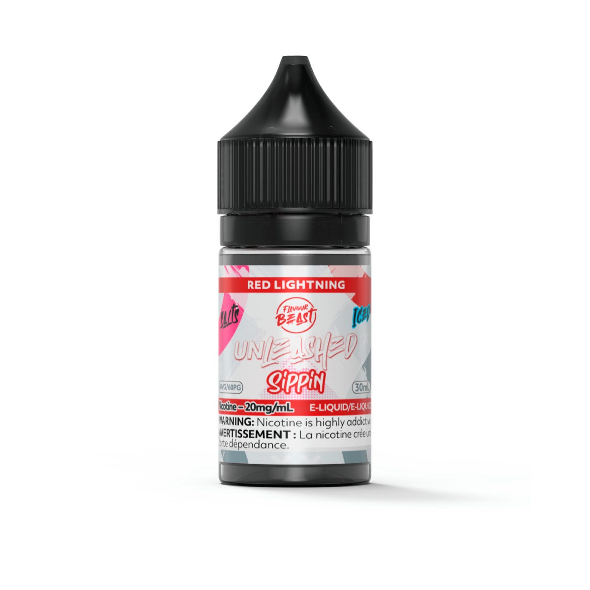 [Nic Salt] Flavour Beast Unleashed Sippin - Red Lightning 30ml Nic Salt E-Juice Vancouver Toronto Calgary Richmond Montreal Kingsway Winnipeg Quebec Coquitlam Canada Canadian Vapes Shop Free Shipping E-Juice Mods Nic Salt