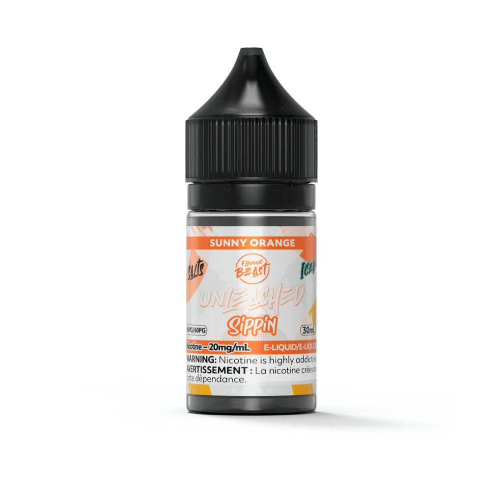 [Nic Salt] Flavour Beast Unleashed Sippin - Sunny Orange 30ml Nic Salt E-Juice Vancouver Toronto Calgary Richmond Montreal Kingsway Winnipeg Quebec Coquitlam Canada Canadian Vapes Shop Free Shipping E-Juice Mods Nic Salt