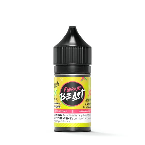 [Nic Salt] Flavour Beast - Watermelon G 30ml Nic Salt E-Juice Vancouver Toronto Calgary Richmond Montreal Kingsway Winnipeg Quebec Coquitlam Canada Canadian Vapes Shop Free Shipping E-Juice Mods Nic Salt