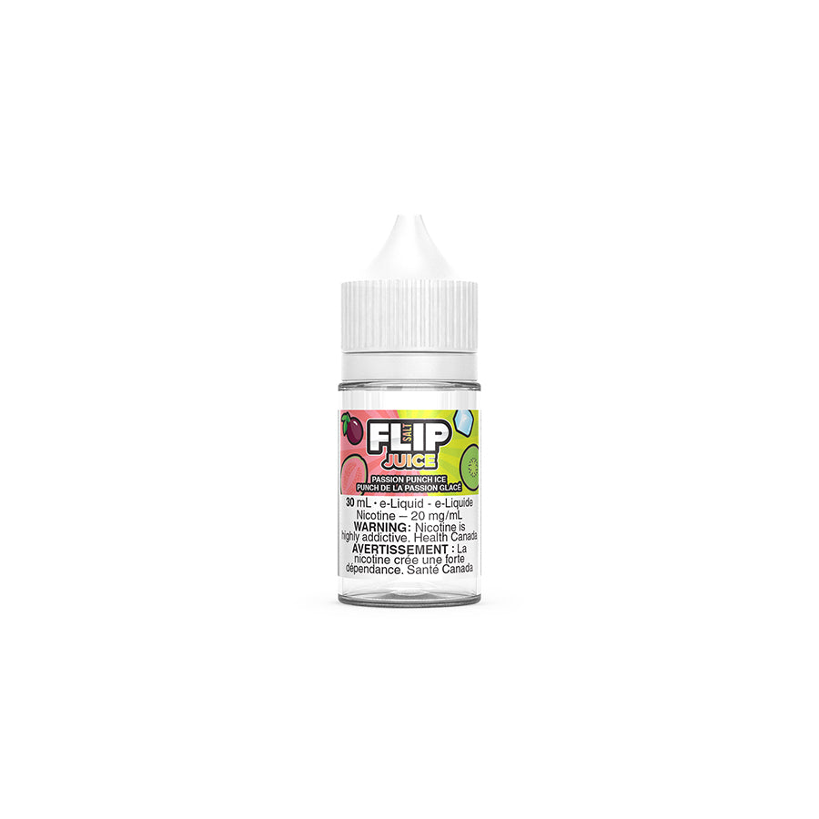 [Nic Salt] Flip Juice - Passion Punch Ice 30mL Nic Salt E-Juice Vancouver Toronto Calgary Richmond Montreal Kingsway Winnipeg Quebec Coquitlam Canada Canadian Vapes Shop Free Shipping E-Juice Mods Nic Salt