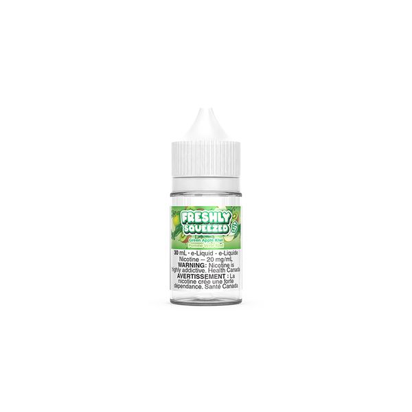 [Nic Salt] Freshly Squeezed Salt - Green Apple Kiwi 30mL Nic Salt E-Juice Vancouver Toronto Calgary Richmond Montreal Kingsway Winnipeg Quebec Coquitlam Canada Canadian Vapes Shop Free Shipping E-Juice Mods Nic Salt