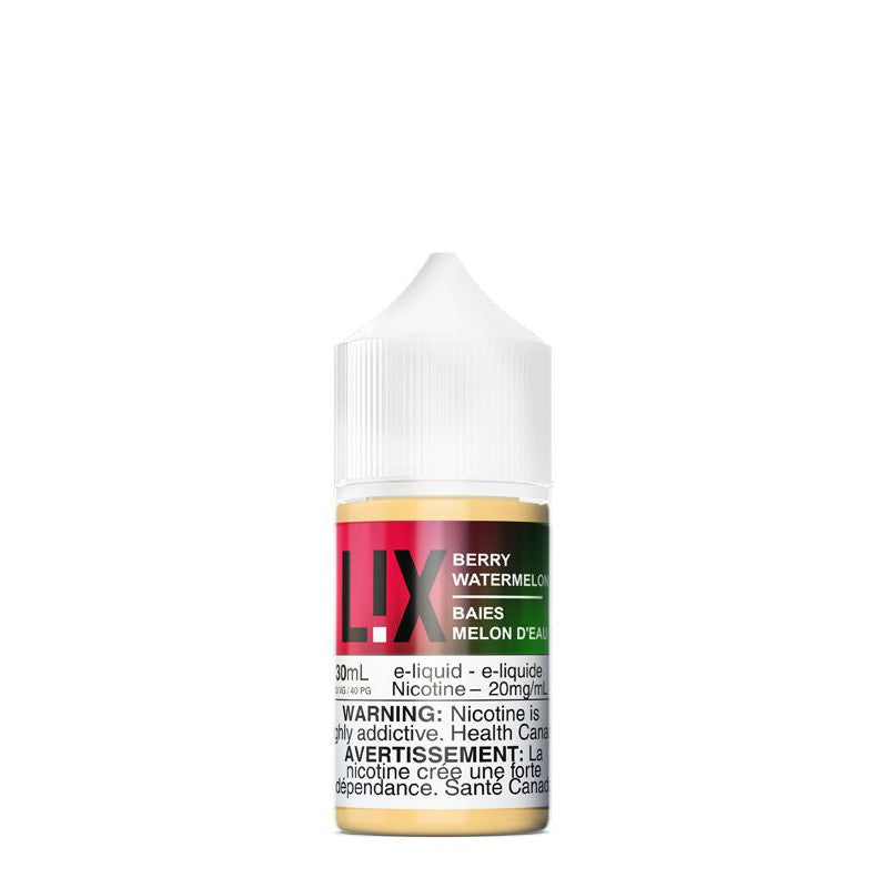 [Nic Salt] LIX - Berry Watermelon 30mL Nic Salt E-Juice Vancouver Toronto Calgary Richmond Montreal Kingsway Winnipeg Quebec Coquitlam Canada Canadian Vapes Shop Free Shipping E-Juice Mods Nic Salt