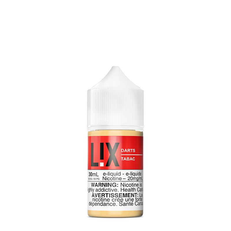 [Nic Salt] LIX - Darts 30mL Nic Salt E-Juice Vancouver Toronto Calgary Richmond Montreal Kingsway Winnipeg Quebec Coquitlam Canada Canadian Vapes Shop Free Shipping E-Juice Mods Nic Salt