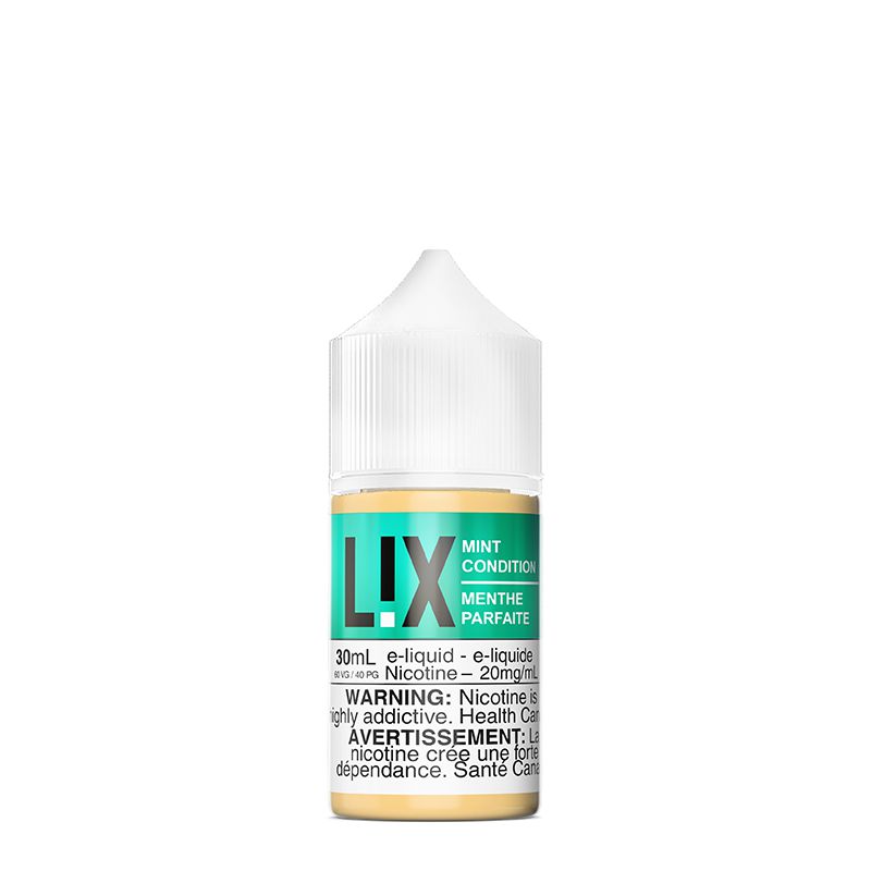 [Nic Salt] LIX - Mint Condition 30mL Nic Salt E-Juice Vancouver Toronto Calgary Richmond Montreal Kingsway Winnipeg Quebec Coquitlam Canada Canadian Vapes Shop Free Shipping E-Juice Mods Nic Salt