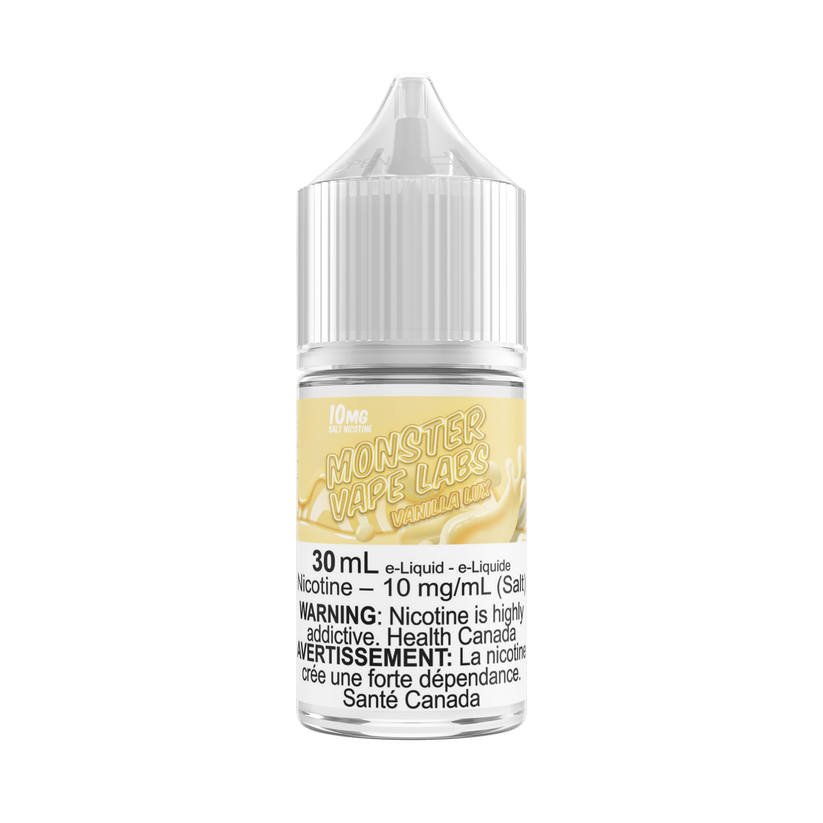 [Nic Salt] Monster Vape Labs Salt - Vanilla Lux 30ml Nic Salt E-Juice Vancouver Toronto Calgary Richmond Montreal Kingsway Winnipeg Quebec Coquitlam Canada Canadian Vapes Shop Free Shipping E-Juice Mods Nic Salt