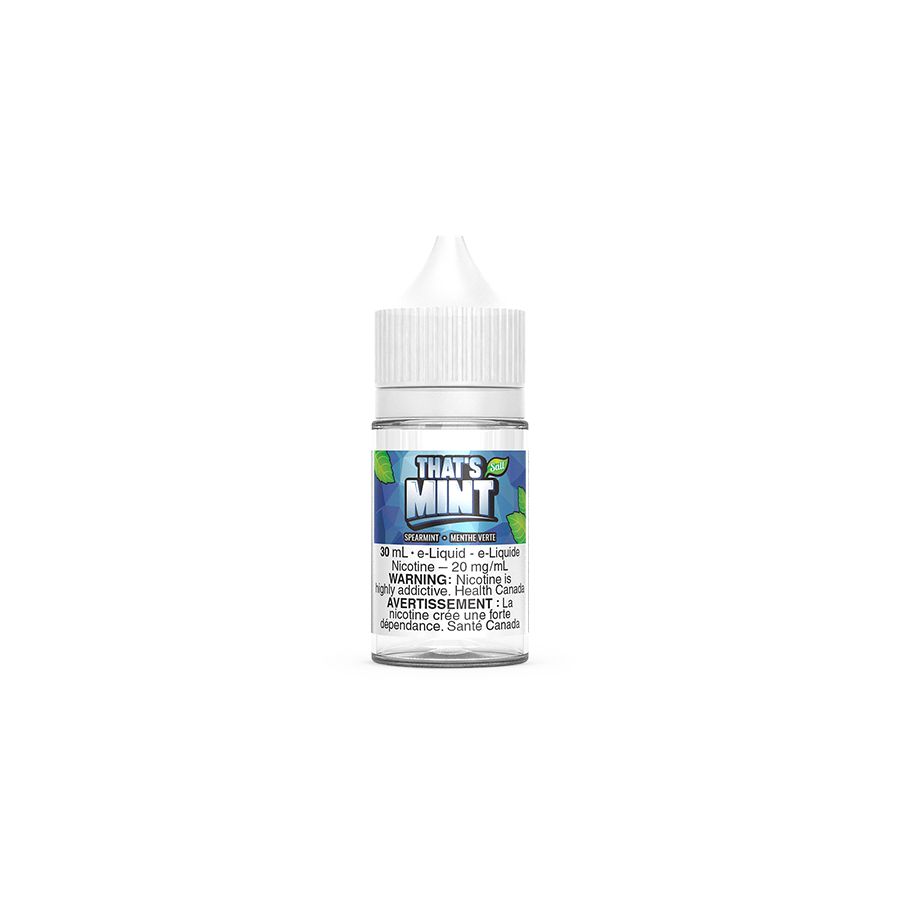 [Nic Salt] That's Mint - Spearmint 30mL Nic Salt E-Juice Vancouver Toronto Calgary Richmond Montreal Kingsway Winnipeg Quebec Coquitlam Canada Canadian Vapes Shop Free Shipping E-Juice Mods Nic Salt